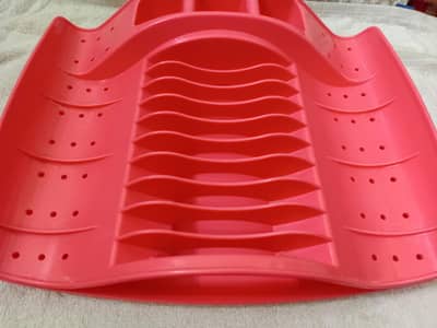 plates spoon n glasses tray