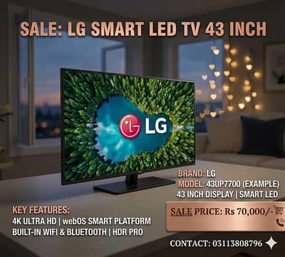 LG 43 inch LED
