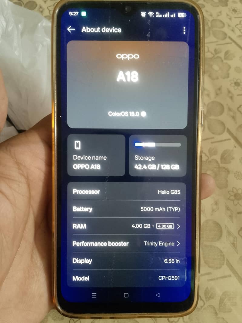 OPPO A18 0