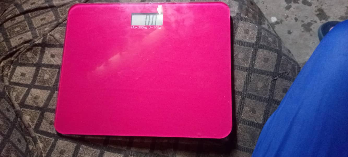 digital weight machine 0