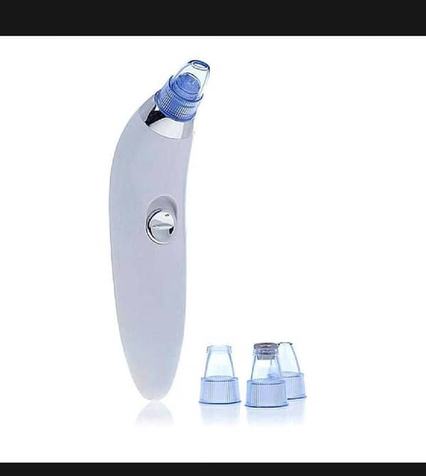 T   DermaSuction Vacuum Pore Cleaning Device With 4 Interchangeable Suction Heads