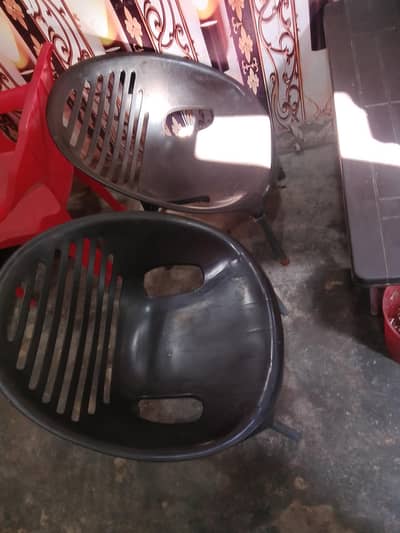 Sofa Chair Chocolate Brown Color 10 Chairs 2 table Plastic pp pp