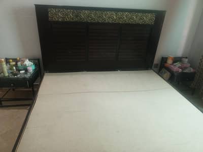 king size bed with spring metres for sale