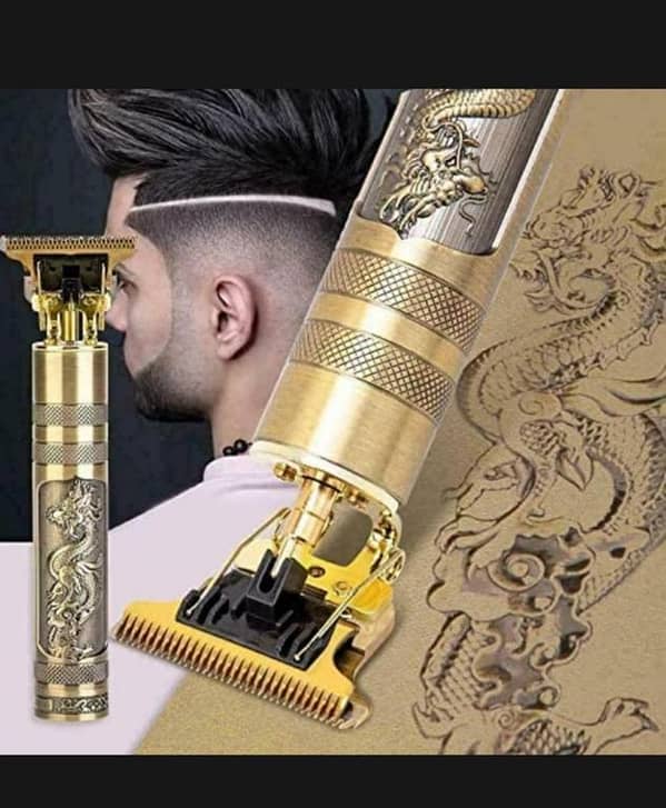 T  Hair Clipper Rechargeable Thread Engraving Trimmer For Men USB Electric Barber Shaving Machine