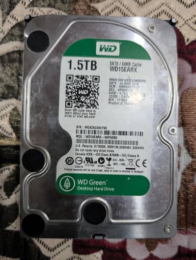 1.5 tb hard drive