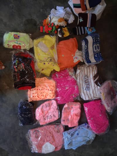 Kids Winter Clothes, Caps & Socks Stock Sale
