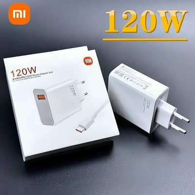 120 watt original xiaomi charger with USB to type C cable