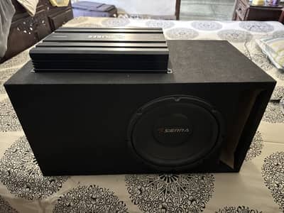 New unused subwoofer and amplifier