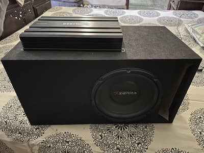 Subwoofer and amplifier