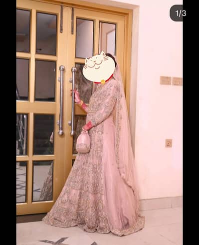 Bridal Walima Dress – Heavy Embroidered Maxi / Gown