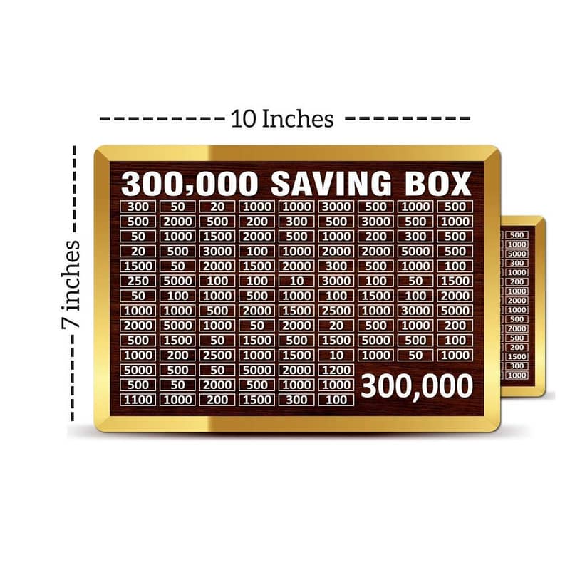 300,000 saving box 6