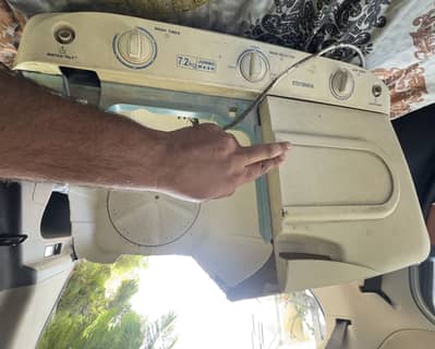 Washing machine with dryer