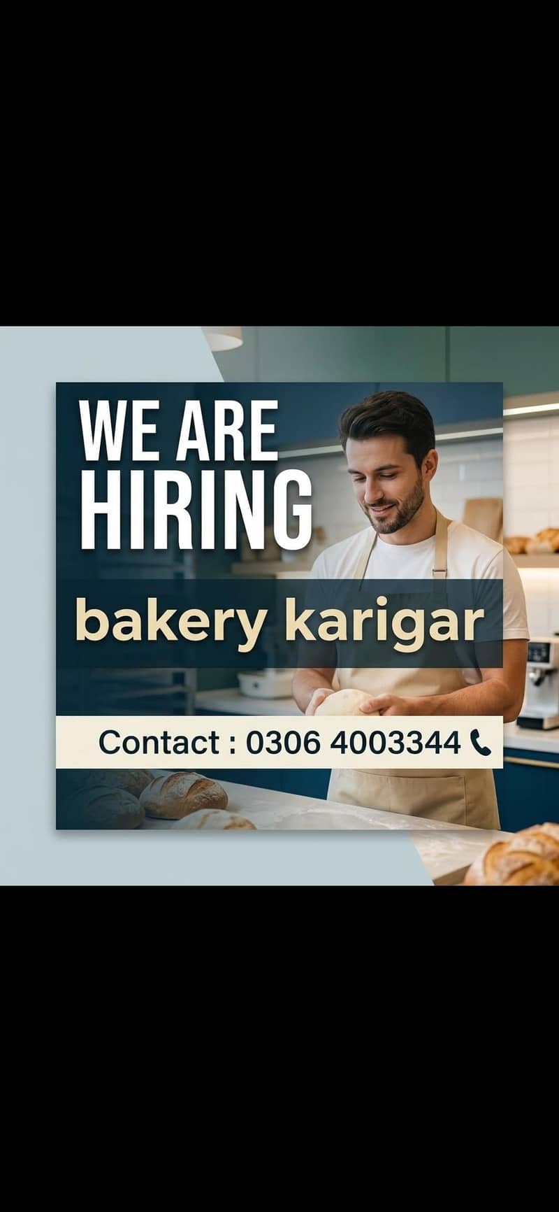 bakery karigar required 0