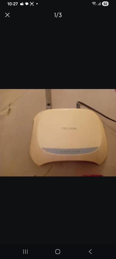 1 antenna TP-LINK wifi router