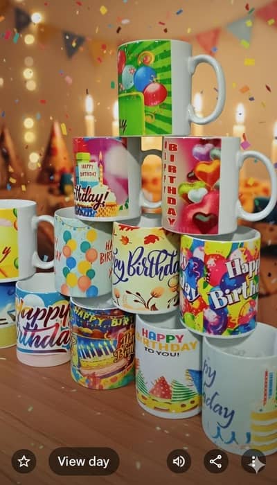 Sublimation Custamize Mugs and Bottles are Available
