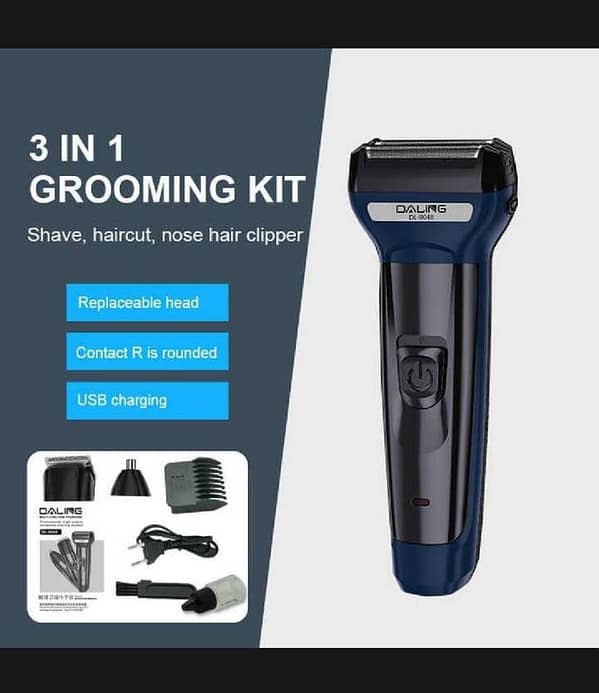 T  3-in-1 Men Rechargeable Grooming Kit DL-9048B