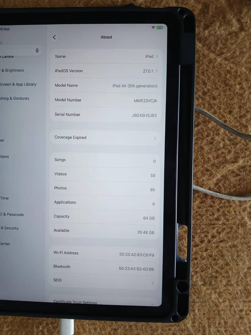 ipad Air ( 5th generation) 1