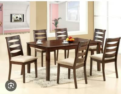 Luxury Chairs | Modern 6 Seater Dining Table Set |Dining Chairs|Fsd