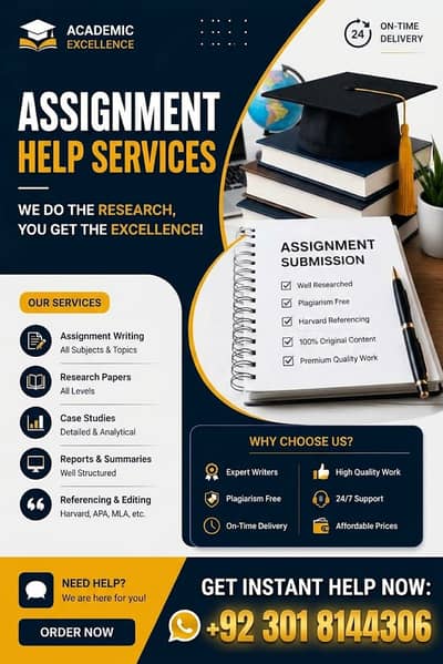 Assignment Writing & Research Services | All Subjects, Reports, Case