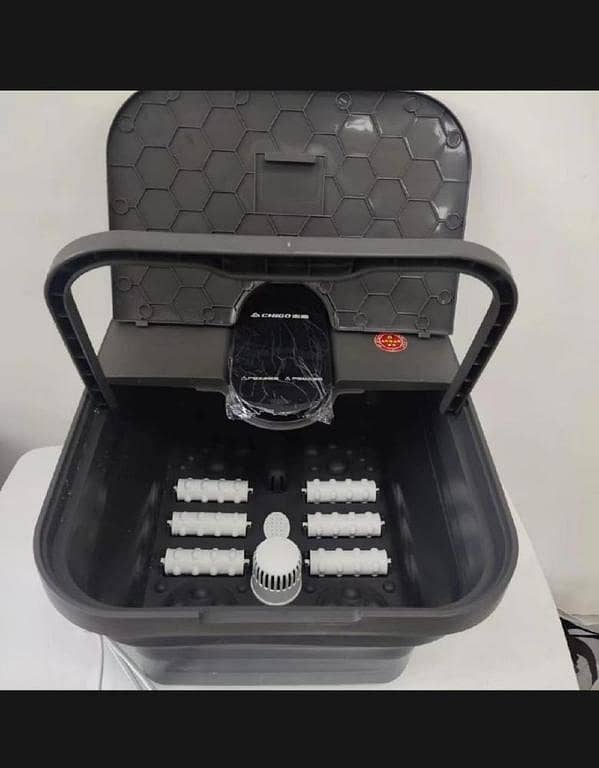 T  Folding Foot Massager 6 Rollers with heat and vibration 500 watts