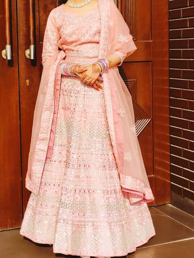 3pc Formal Lehanga Size Small