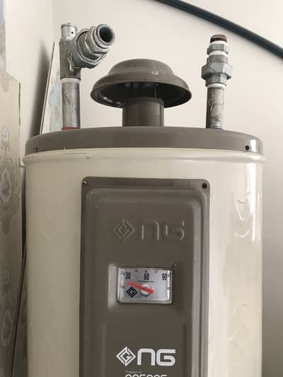 NasGas 35 gallon dual gas+electric geyser unused 10/10 condition