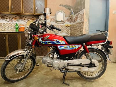 Honda cd 70 for sale WhatsApp 0307-7610185