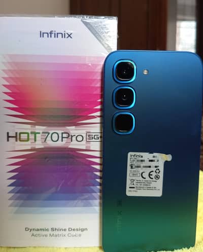 Infinix Hot 70 Pro 5G |Complete Box| 10 Months Official Warranty