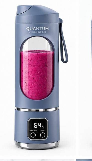 QUANTUM Portable Wireless Blender – Rechargeable Personal Smoothie Mak
