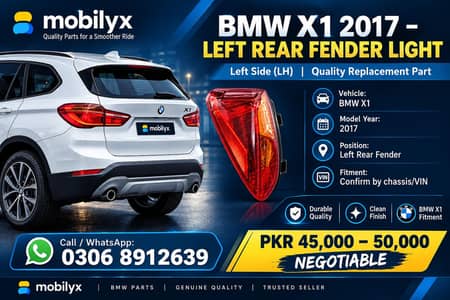 BMW X1 2017 Left Back Fender Light (LH)