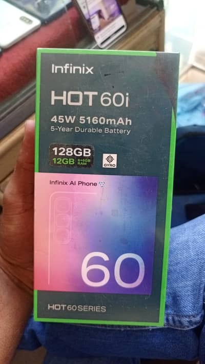 Infinix Hot 60i (12/128) Box Pack