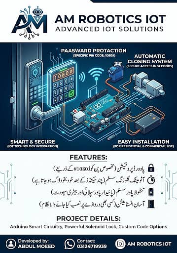 Smart Digital Door Lock System 0