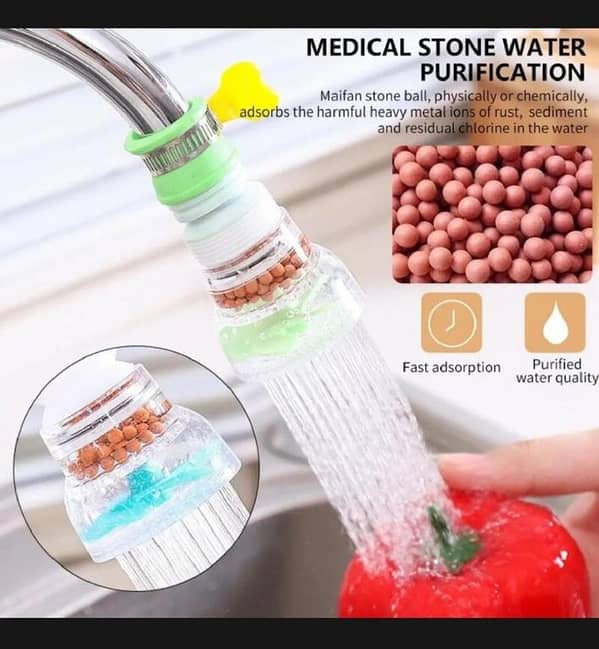 T  Fan Faucet 360 Adjustable Water Saving Nozzle Clip Style Fan Faucet Water Filter Faucet Filter, Booster Shower Kitchen Water Filter Tap Head, Home Kitchen Accessories.