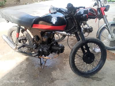 CAFE RACER 100 CC YAMAHA JUNOON URGENT FOR SALE ALL OK