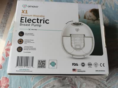 Ornavo X1 Electric Breast Pump + 27 New Storage Bags