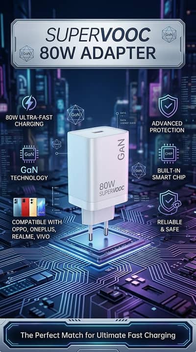80w Supervooc Charger