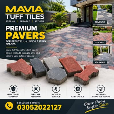 Mavia Tuff Tiles – Premium Pavers Best Quality Floor Tuff Tiles