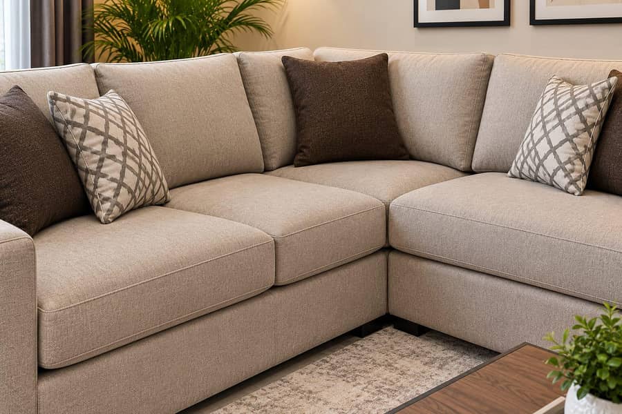 L Shape sofa 1