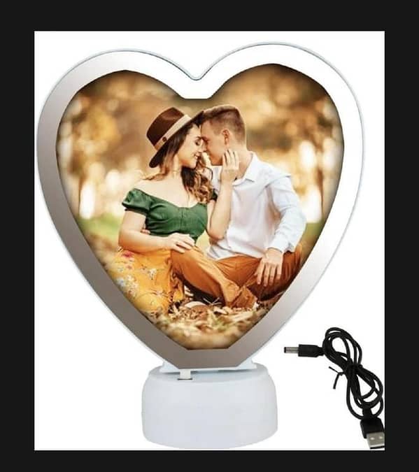 T  Magic Photo Frame - LED Photo Frame - Magic Mirror - 3D Photo Frame | With your photo free photo