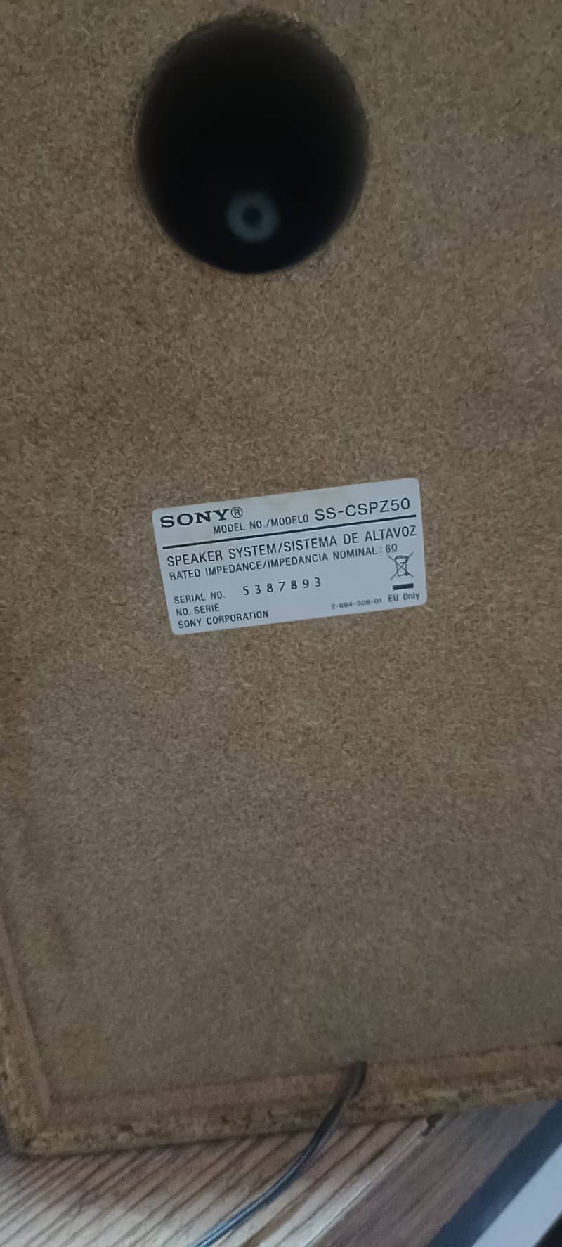 Sony speaker 1