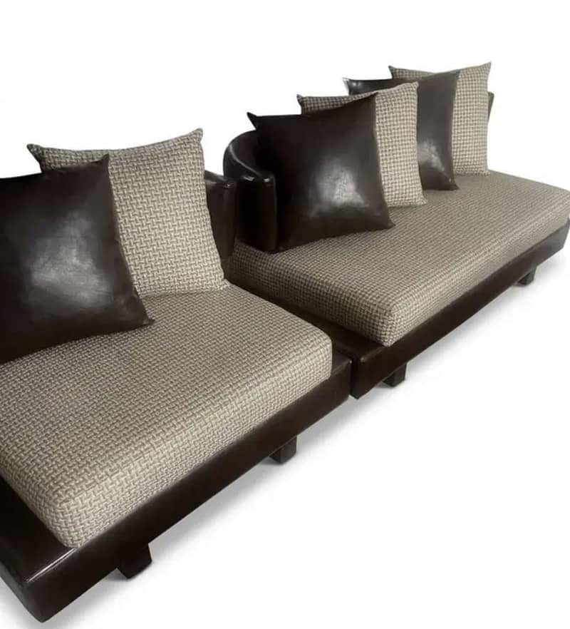 Brown Modern Sofa Set 2