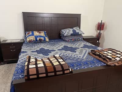 Wooden bed