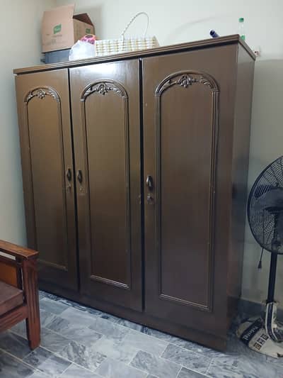 Heavy & solid wooden almari for sale