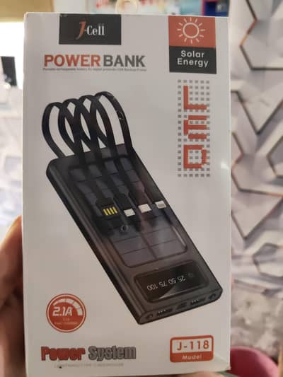 power bank with solar system