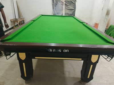 Snooker Table with Sticks & Balls