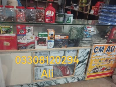 Bike spare parts running shop for sale