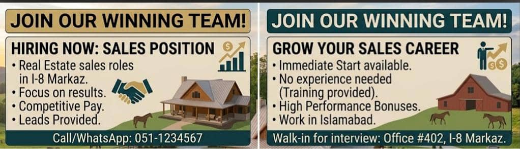 sale position