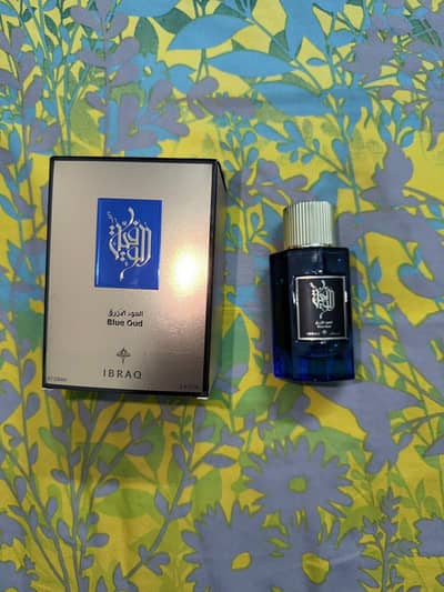 Blue oud by ibraq perfume 100 Ml just opened 2 days lasting perfume