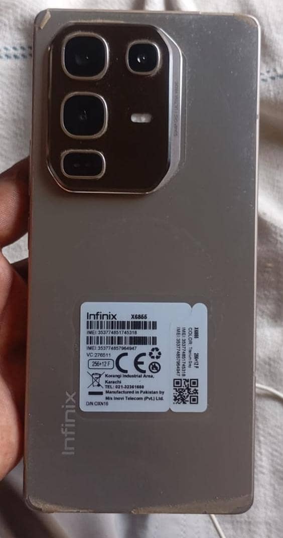 Infinix Note 50 Pro warranty 3 month 0
