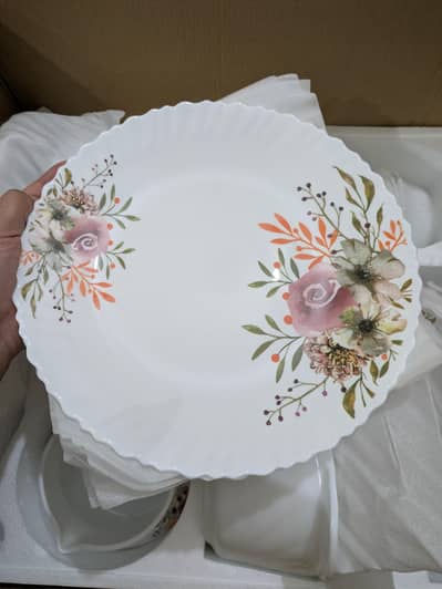 dinner set marble 72 pcs